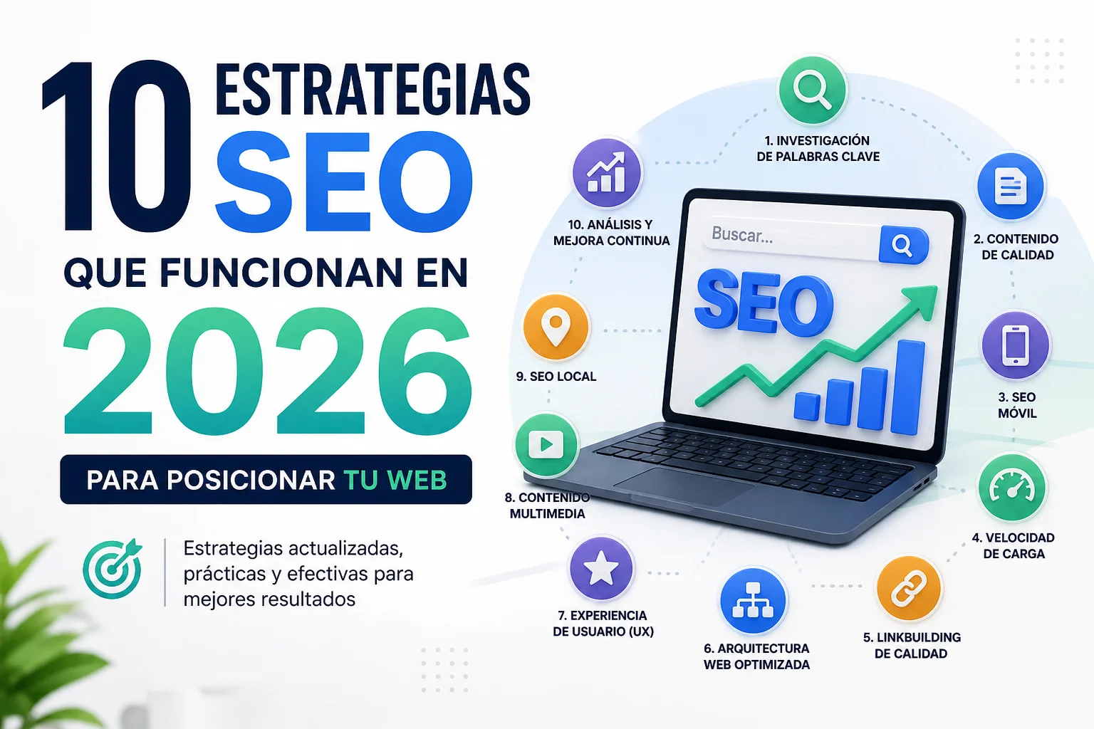 10 Estrategias SEO que Funcionan en 2026 para Posicionar tu Web