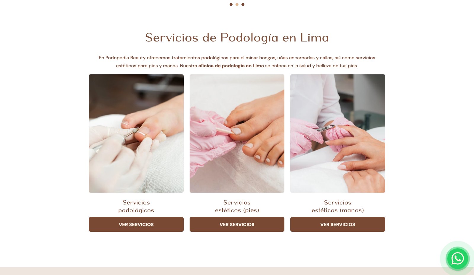 Podopedia Beauty - Servicios de podología y sección ¿Por qué elegirnos?