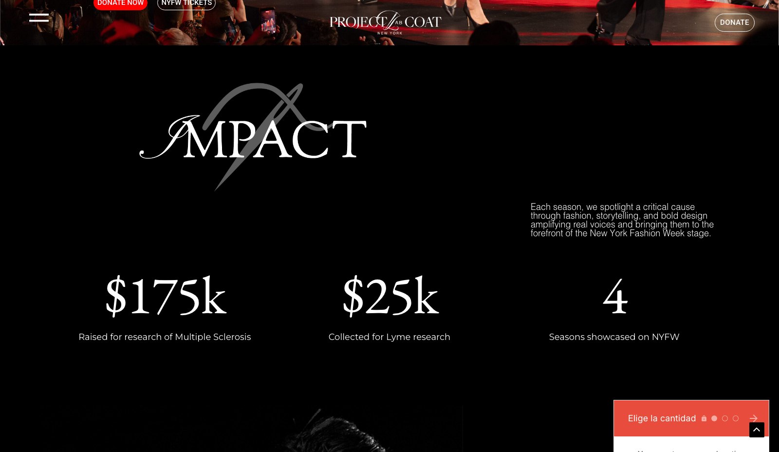 Project Lab Coat - Cifras de impacto recaudado