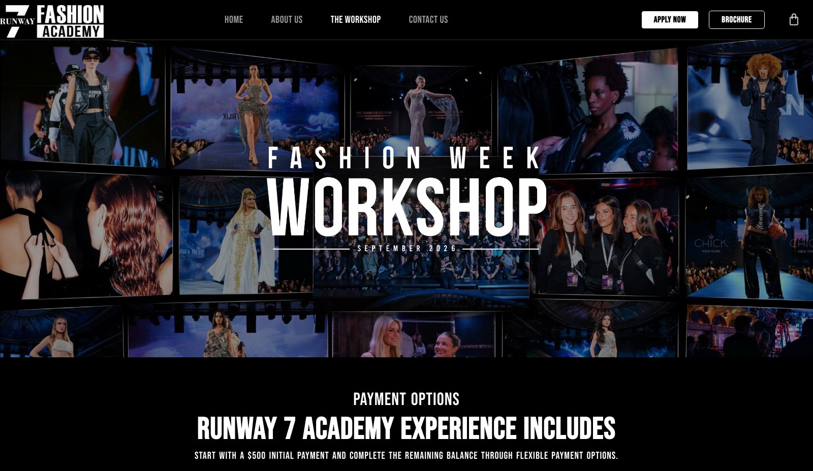 Runway 7 Fashion Academy - Página del Fashion Week Workshop