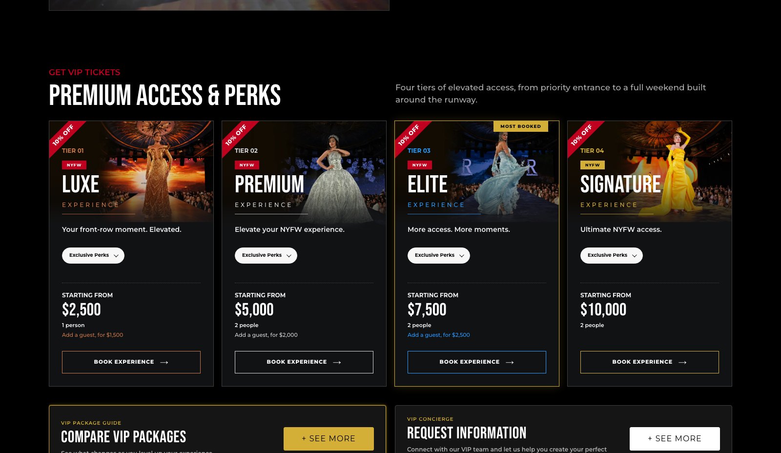 Runway 7 Tickets - Paquetes VIP